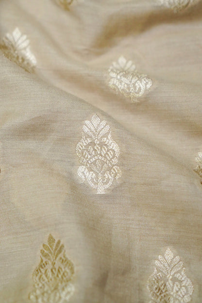 Moonga Silk Handloom Banarasi Fabric