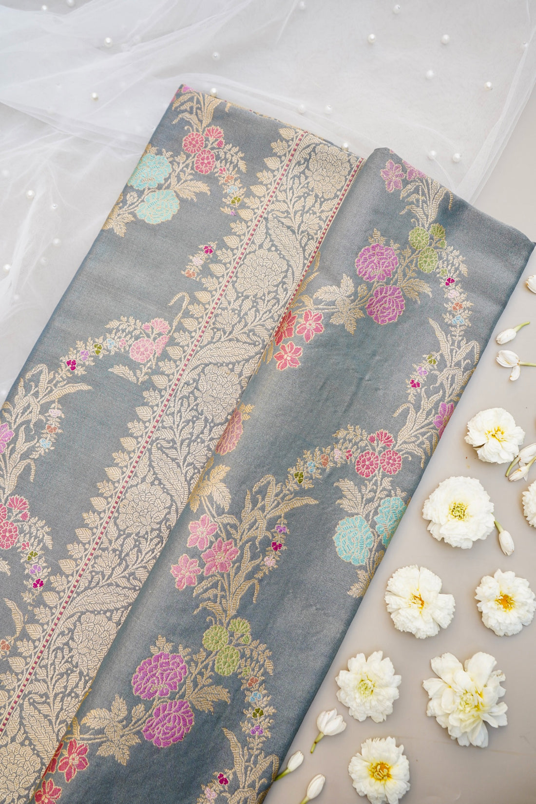 Handloom Banarasi Pure Katan Silk Kadwa Saree - Khinkhwab