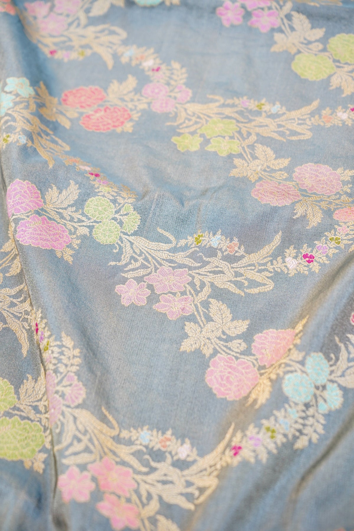 Handloom Banarasi Pure Katan Silk Kadwa Saree - Khinkhwab