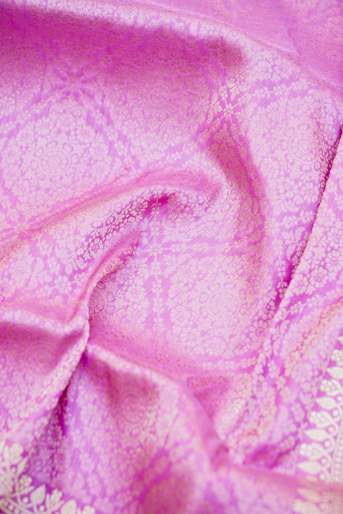 Handloom Banarasi Katan Silk Zari Tanchoi Saree - Khinkhwab