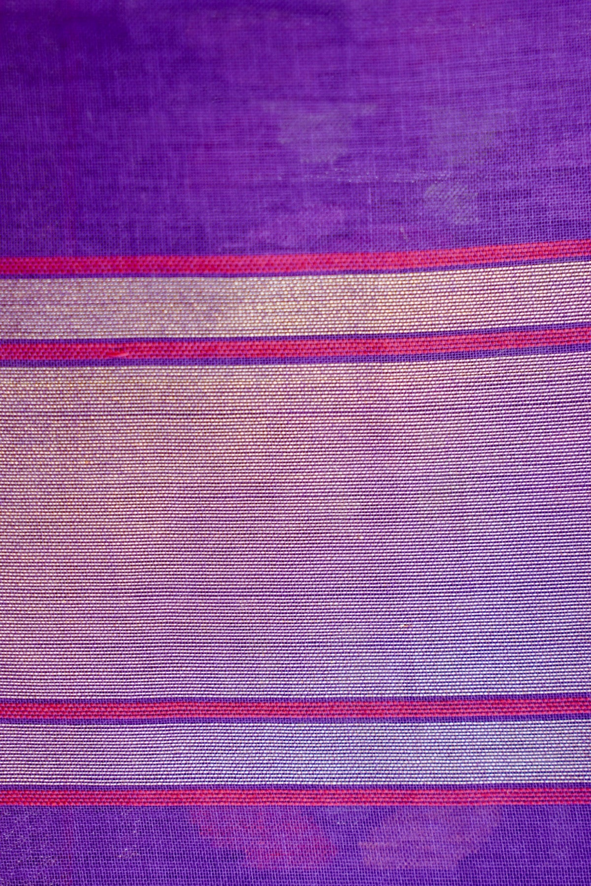 Handloom Banarasi Real Silver Zari Cotton Saree - Khinkhwab