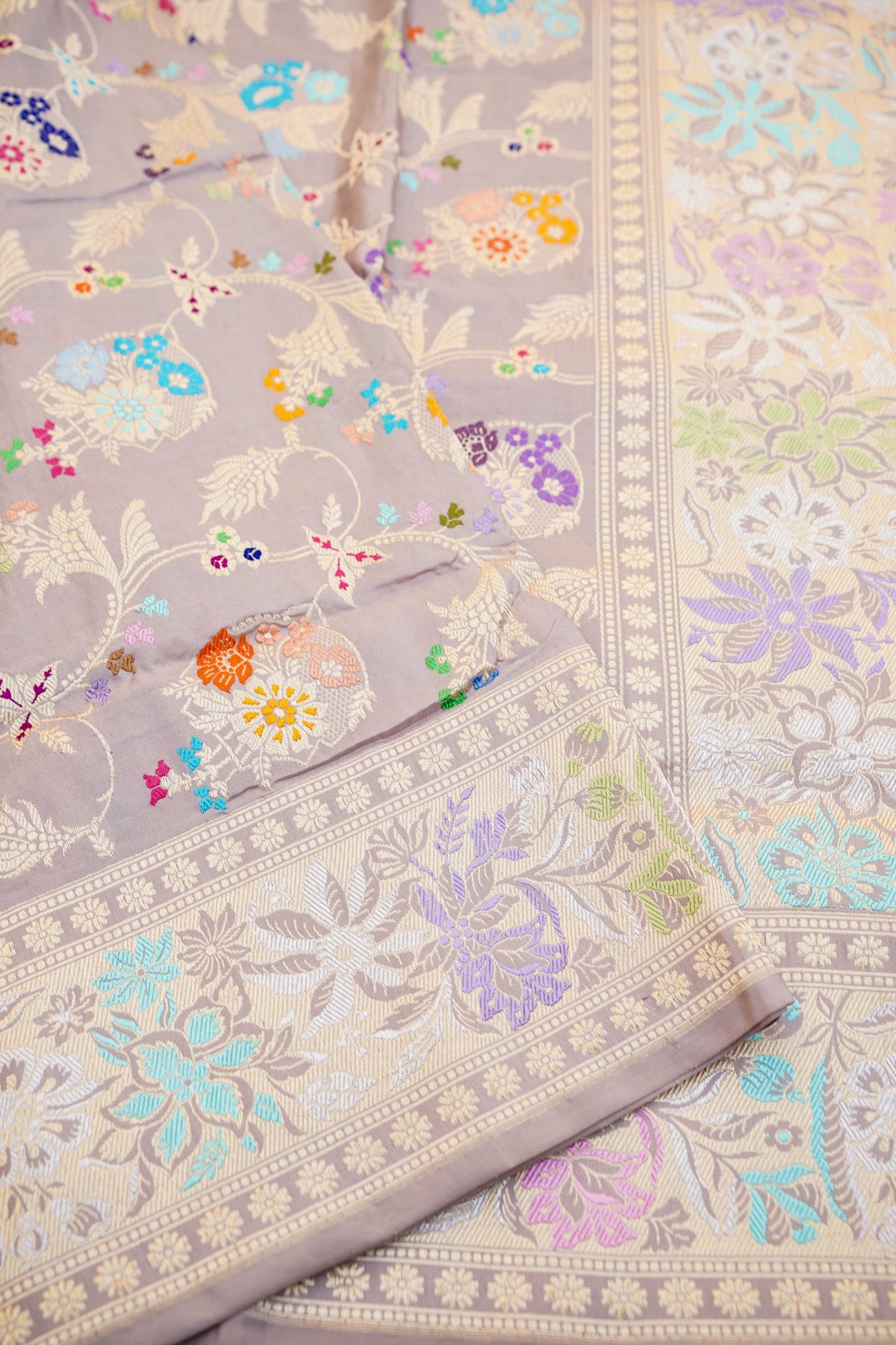 Handloom Banarasi Pure Katan Silk Kadwa Saree - Khinkhwab