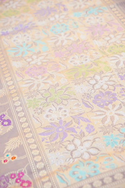 Handloom Banarasi Pure Katan Silk Kadwa Saree - Khinkhwab