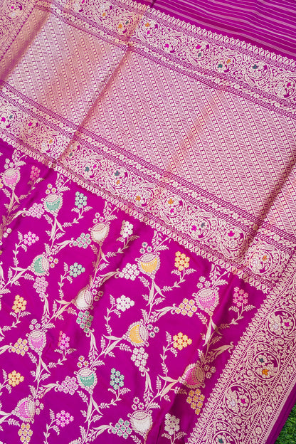 Handloom Banarasi Pure Katan Silk Kadwa Saree - Khinkhwab