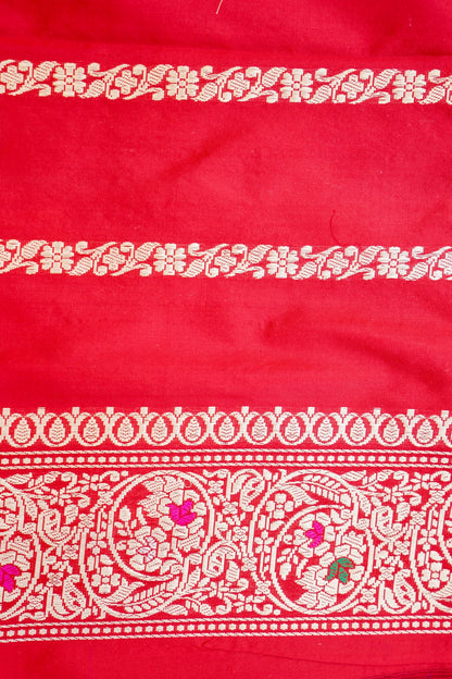 Handloom Banarasi Pure Katan Silk Kadwa Saree - Khinkhwab