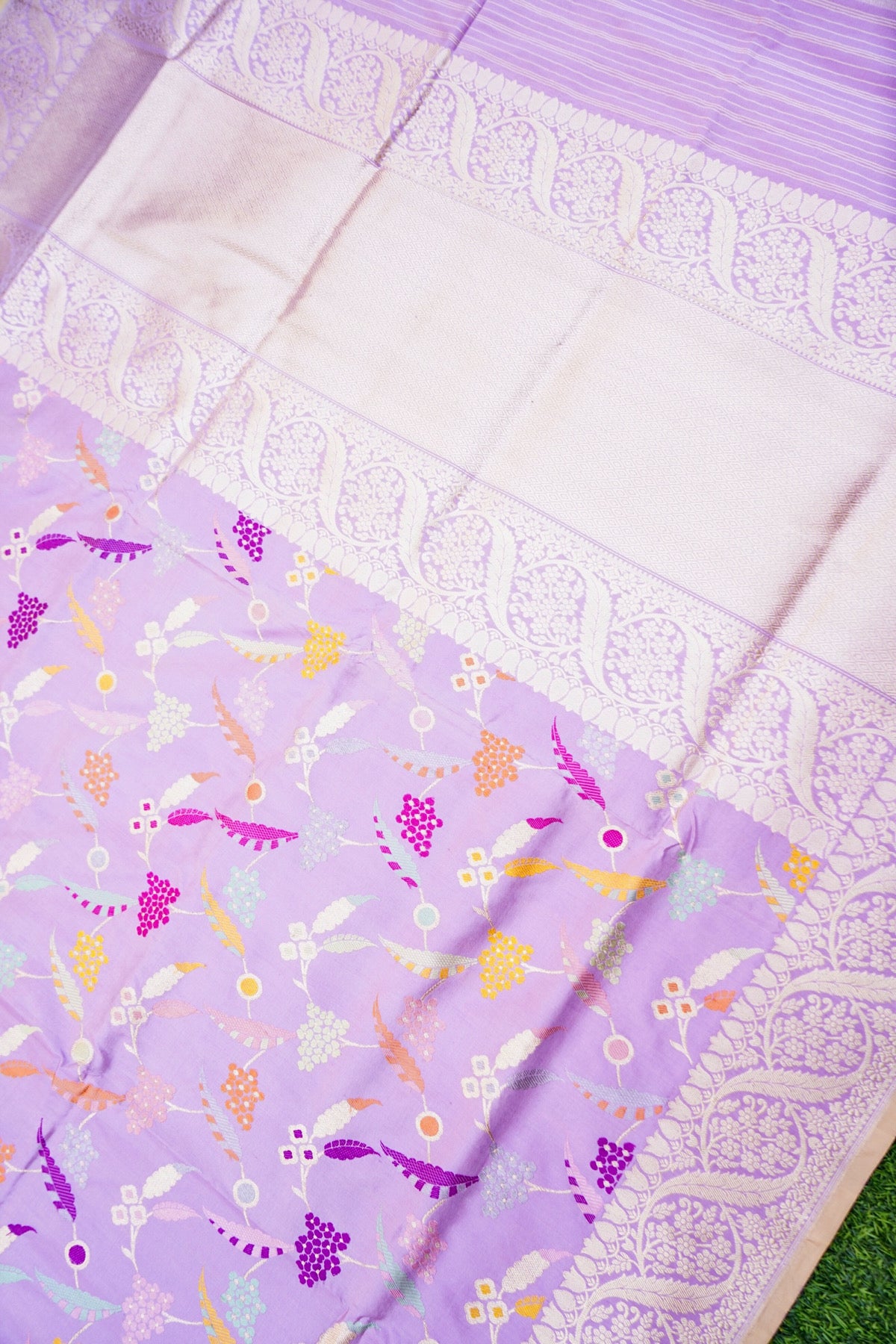 Handloom Banarasi Pure Katan Silk Kadwa Saree - Khinkhwab