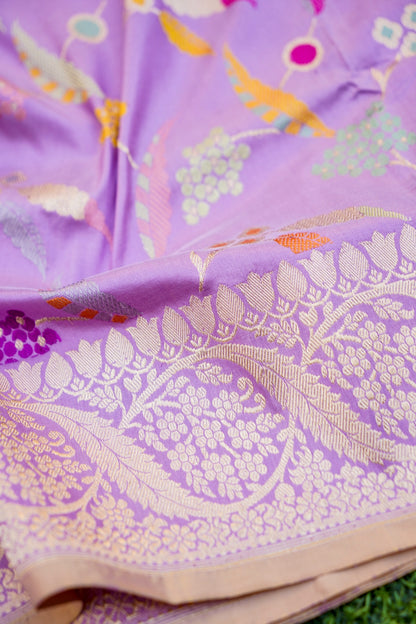 Handloom Banarasi Pure Katan Silk Kadwa Saree - Khinkhwab