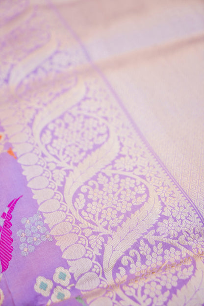 Handloom Banarasi Pure Katan Silk Kadwa Saree - Khinkhwab