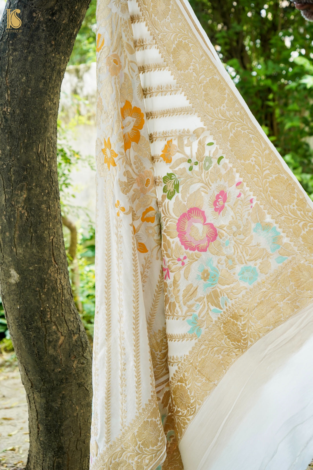 Banarasi Georgette Dyeable Dupatta