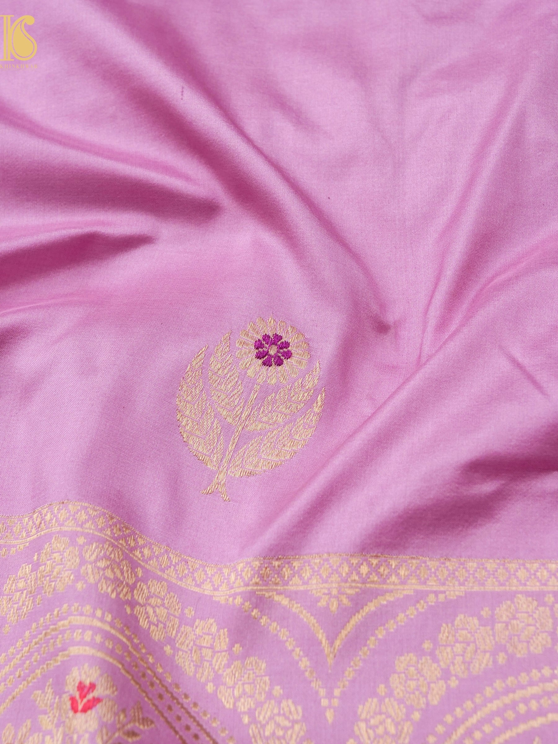 Banarasi Handloom Pure Katan Silk Kadwa Saree