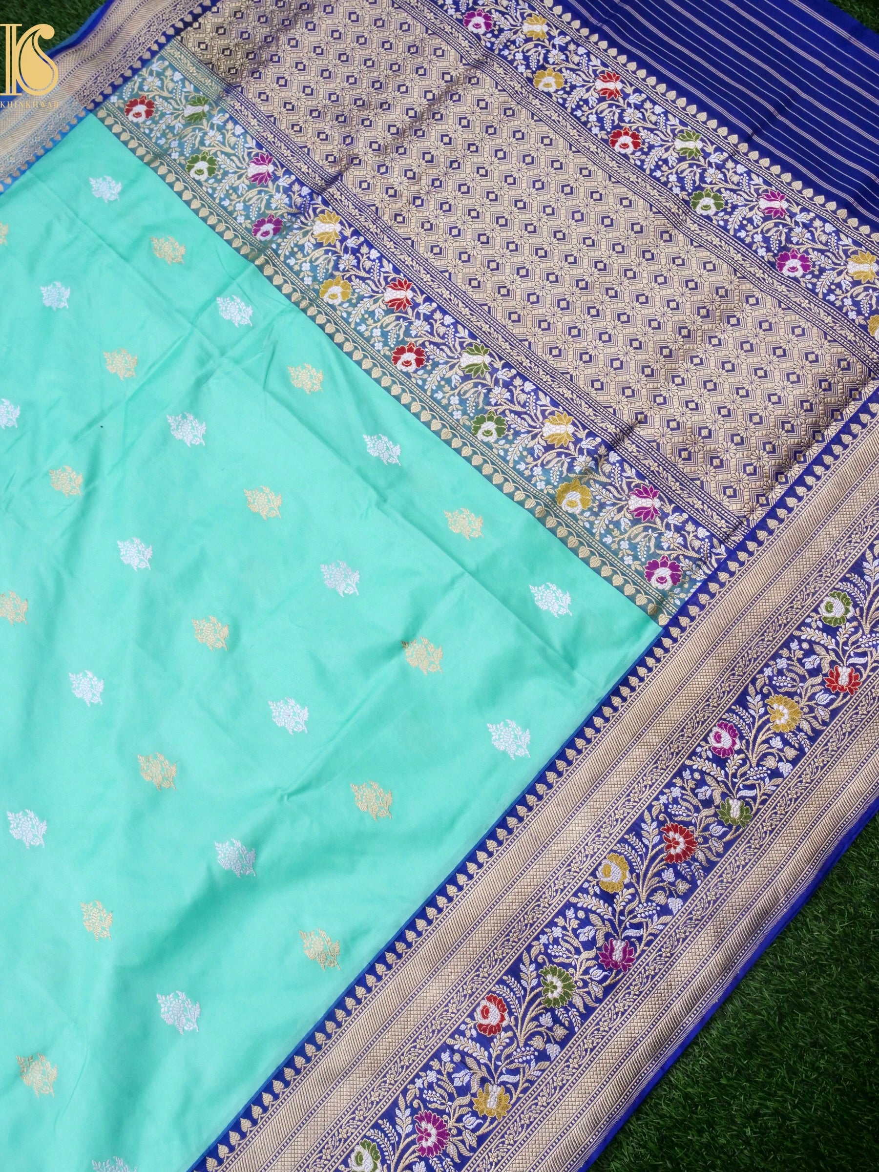 Banarasi Handloom Pure Katan Silk Kadwa Saree