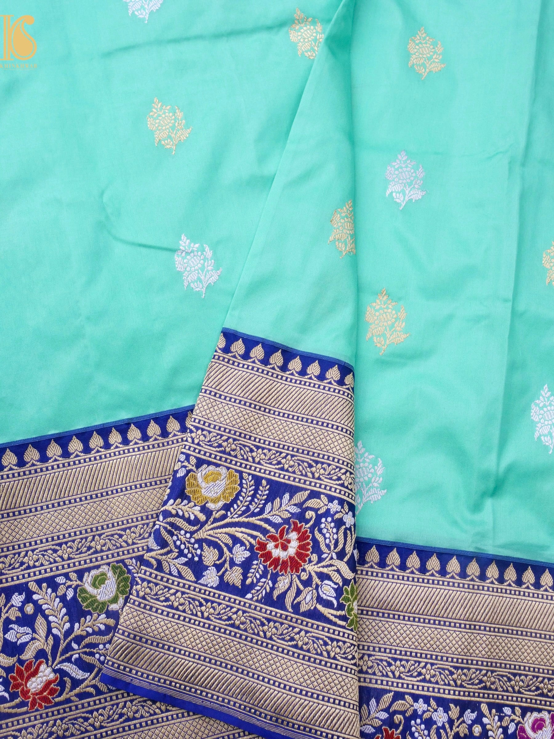 Banarasi Handloom Pure Katan Silk Kadwa Saree