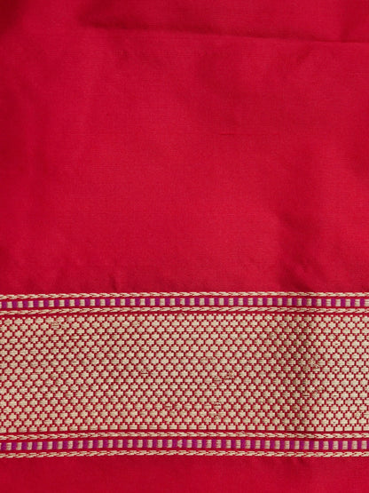 Banarasi Handloom Pure Katan Silk Kadwa Saree