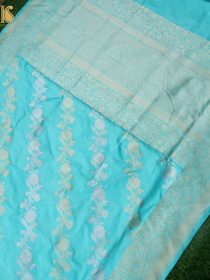 Banarasi Handloom Pure Katan Silk Kadwa Saree