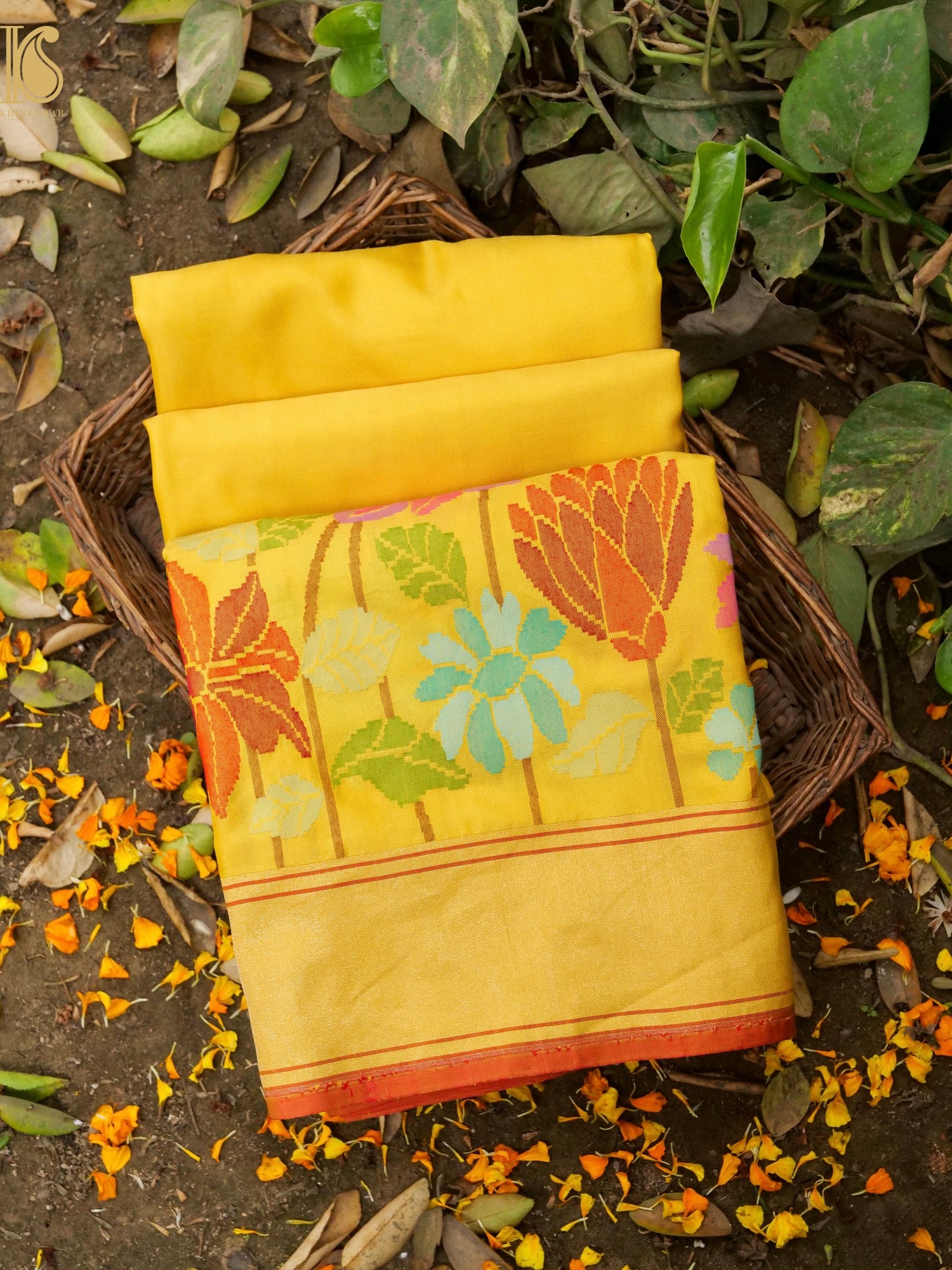 Banarasi Handloom Pure Katan Silk Kadwa Saree