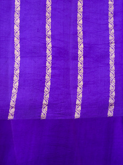 Handloom Banarasi Pure Katan Silk Kadwa Saree in Mint with Bird - Khinkhwab
