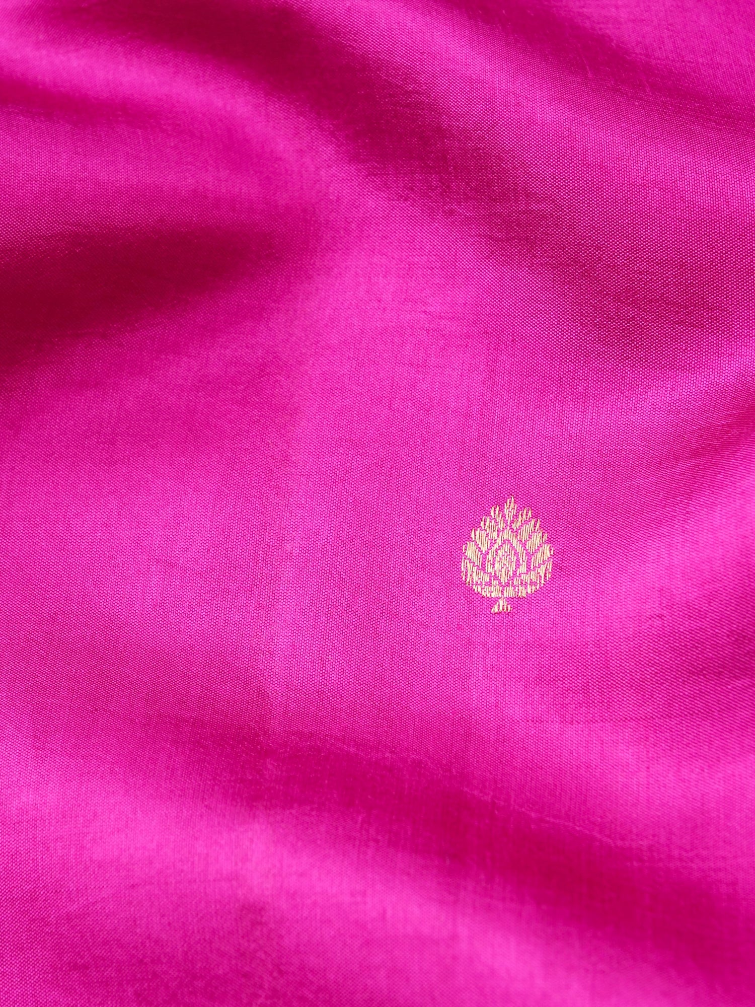 Handloom Banarasi Pure Katan Silk Kadwa Saree in Magenta with Bird Motif - Khinkhwab