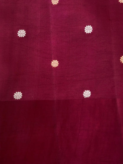 Handloom Banarasi Pure Katan Silk Kadwa Saree in Ice Blue with Seated Nandi Motif - Khinkhwab