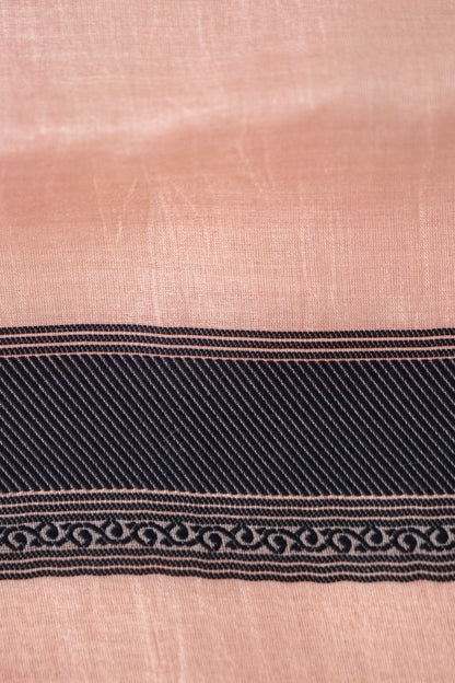 Handwoven Banarasi Organza Silk Kadwa Saree in Blush Peach- Soglia
