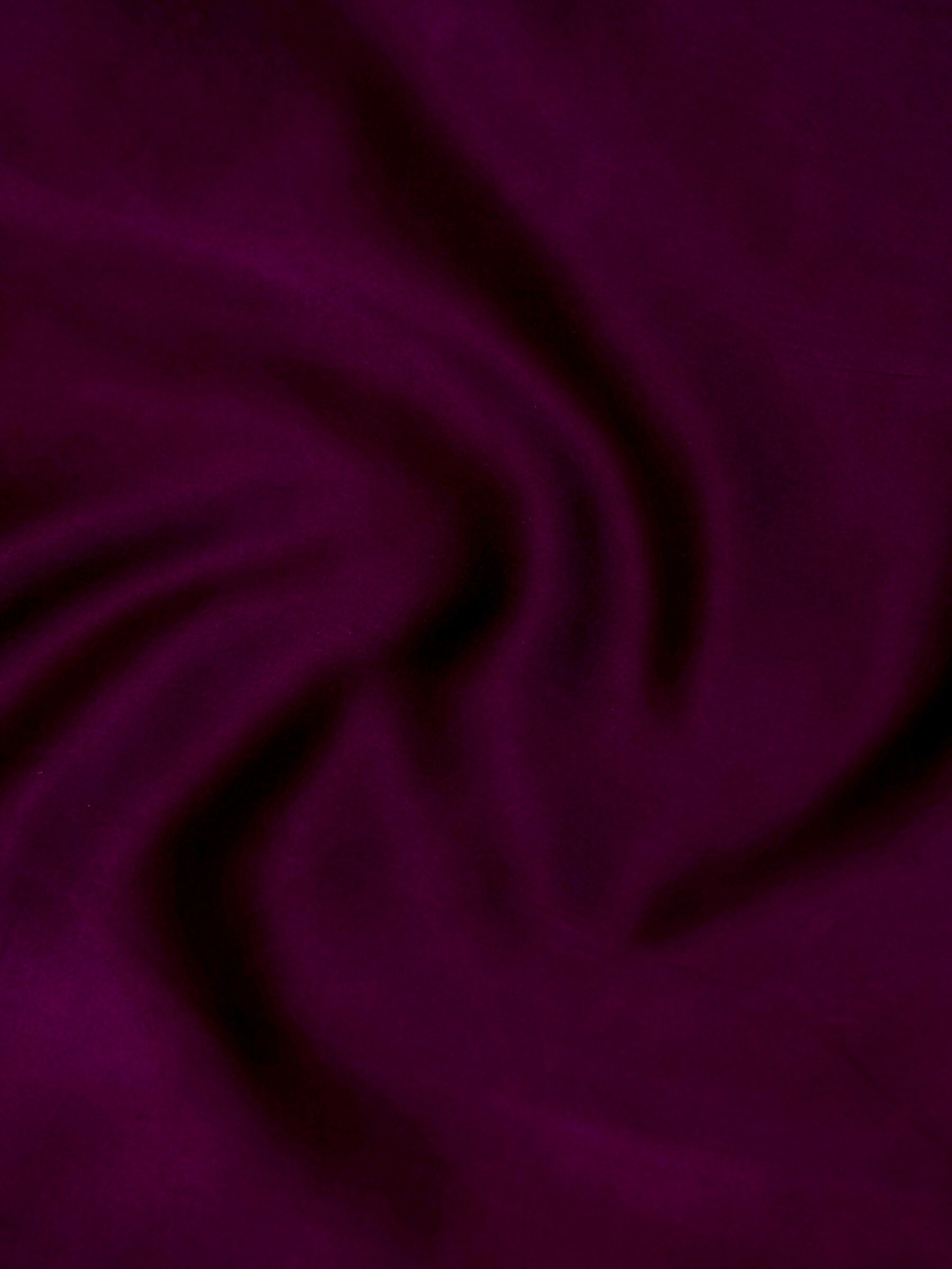 Banarasi Mashru Silk Kadiyal Handwoven Saree in Wine Purple