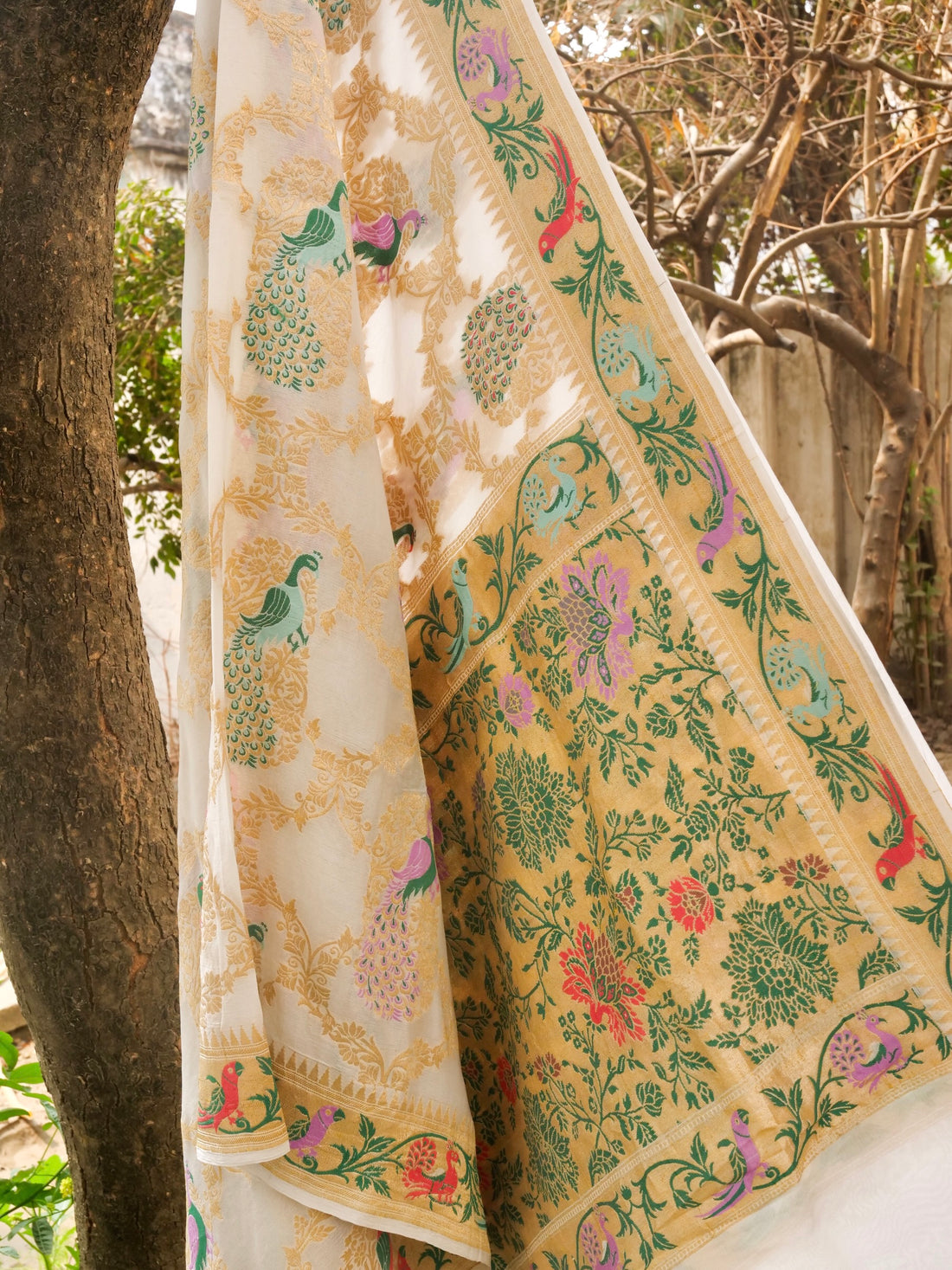 Georgette Banarasi Dyeable Dupatta