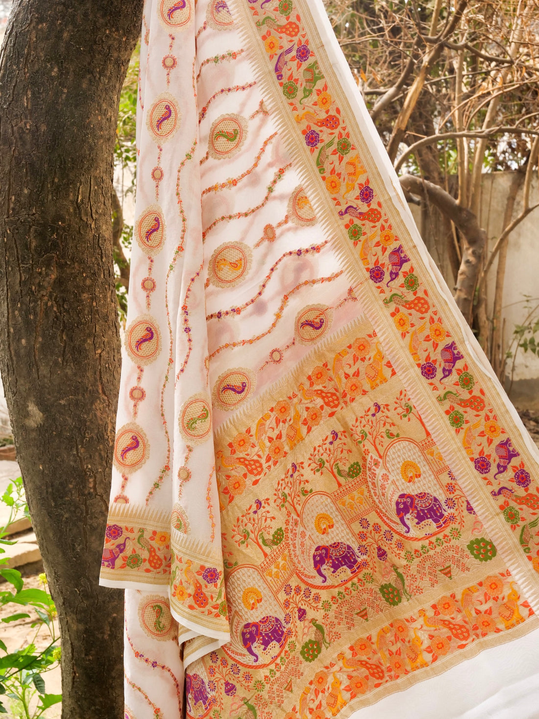 Georgette Banarasi Dyeable Dupatta