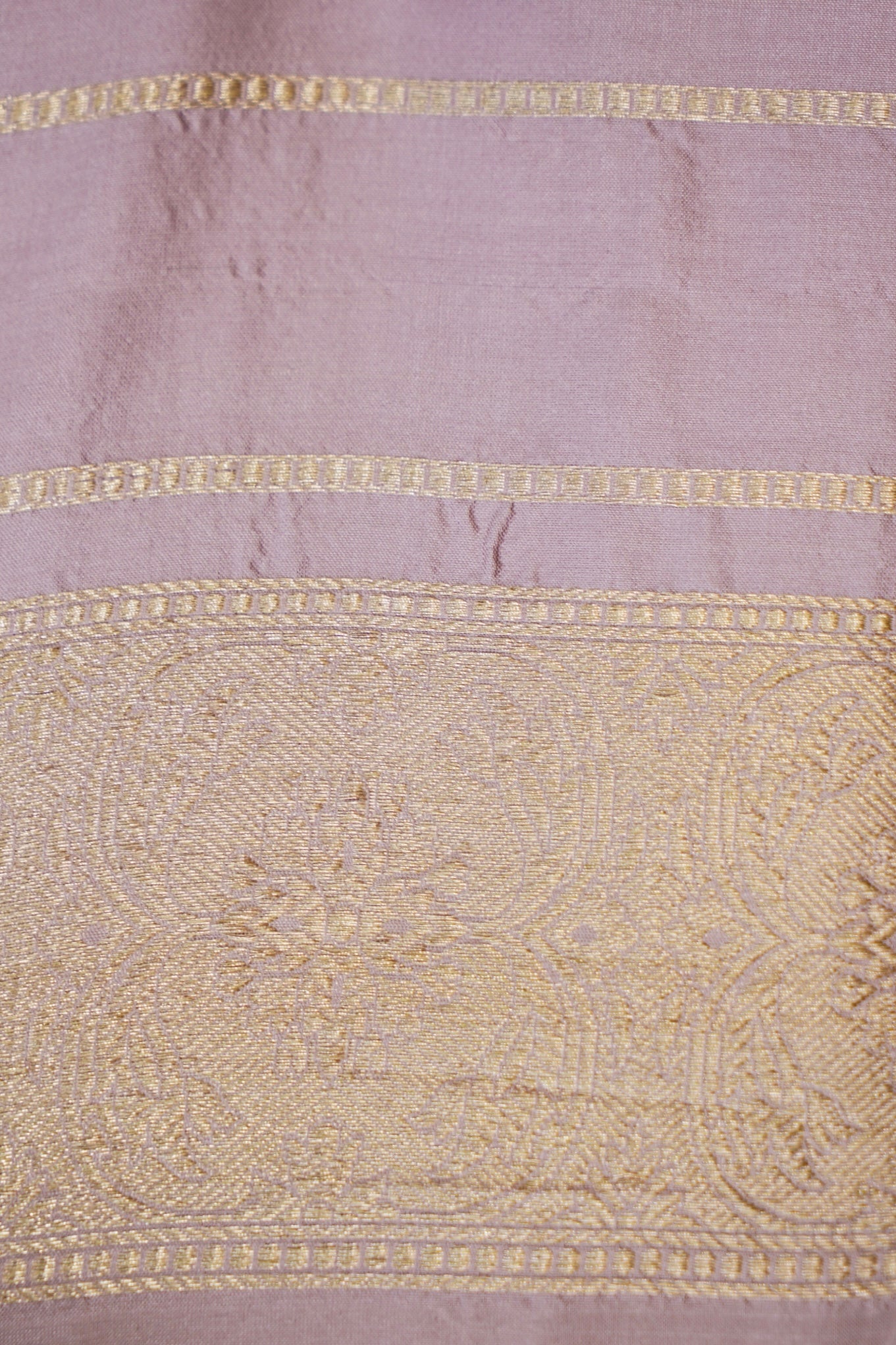 Banarasi Katan Silk Kadwa Handloom Saree in Blush Pink - Khinkhwab