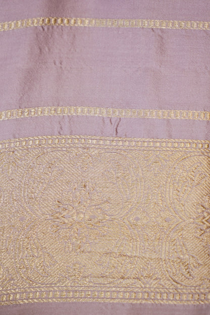 Banarasi Katan Silk Kadwa Handloom Saree in Blush Pink - Khinkhwab