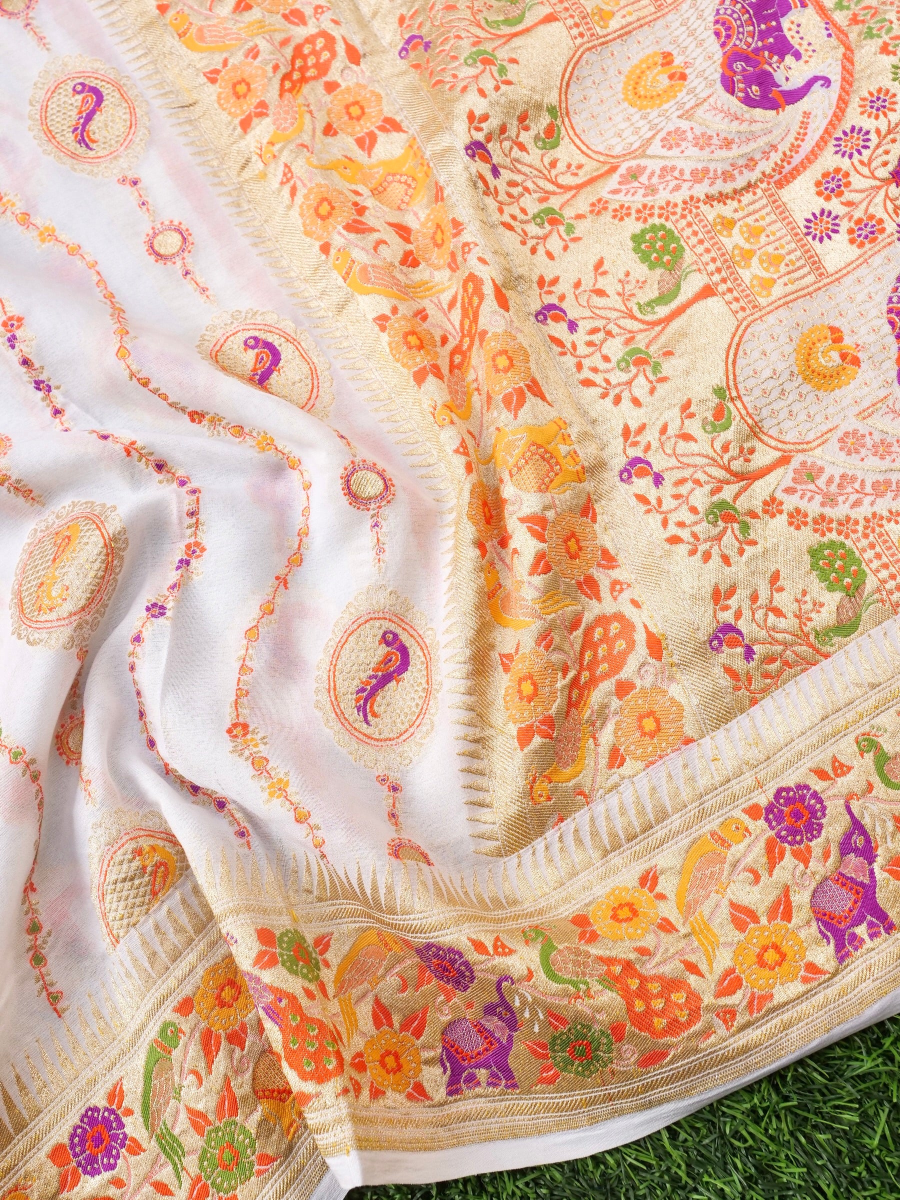 Georgette Banarasi Dyeable Dupatta