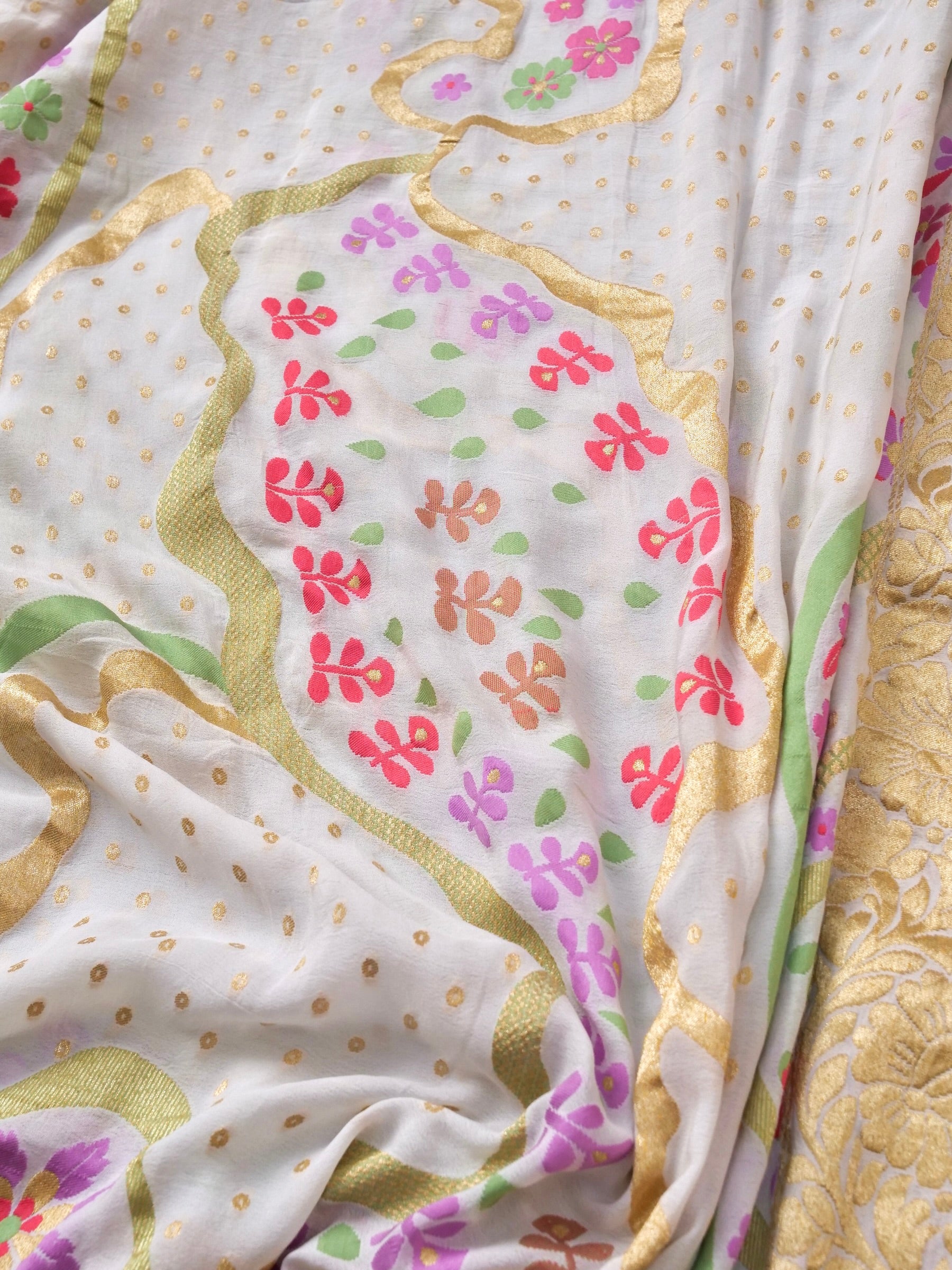 Georgette Banarasi Dyeable Dupatta