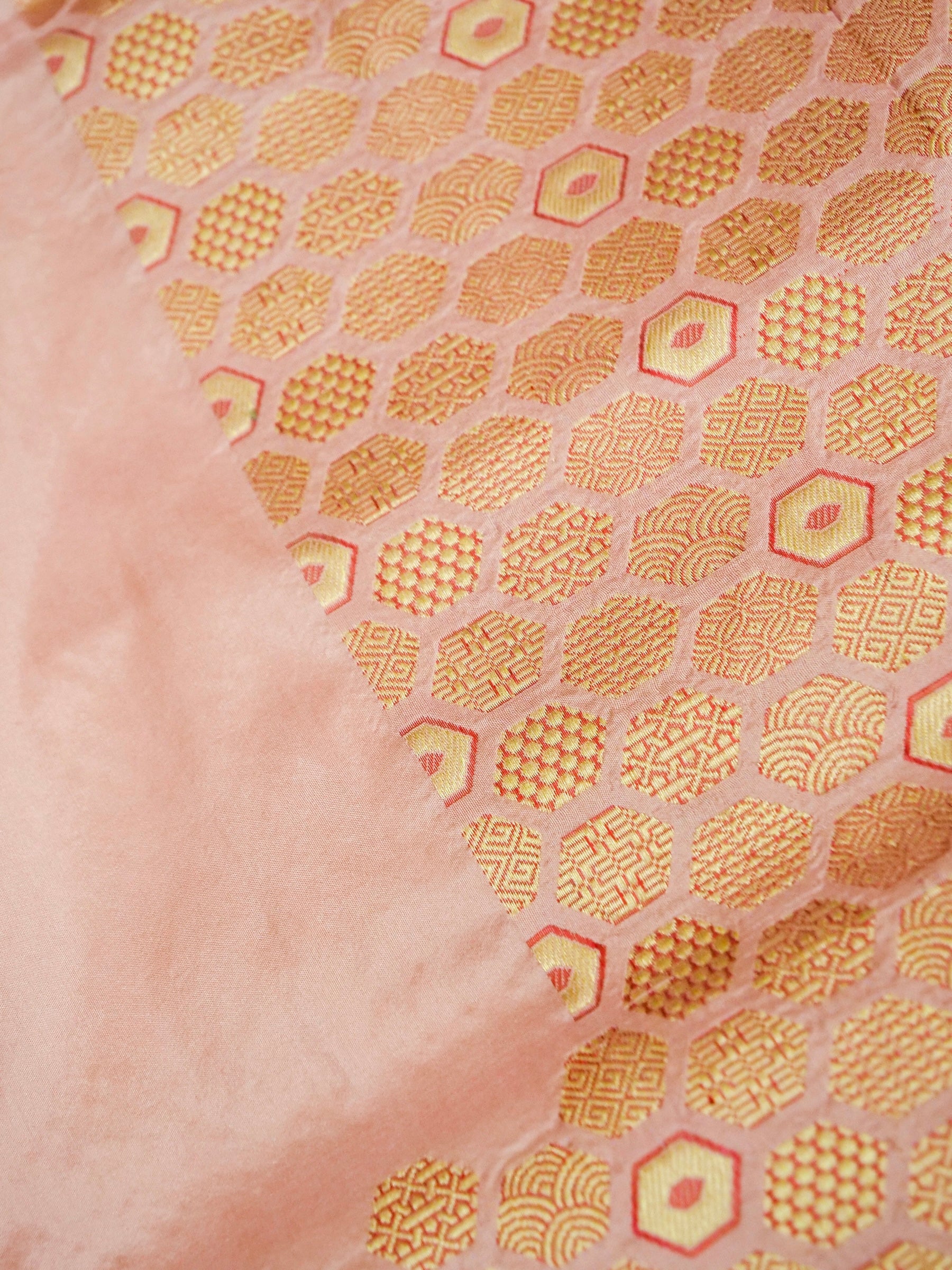 Banarasi Katan Silk Kadwa Skirt Border Handloom Saree | Blush Pink - Khinkhwab