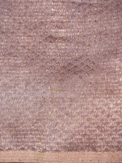 Kora Silk Kadwa Handwoven Banarasi Saree in Pista Green