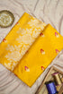 Banarasi Katan Silk Ektara Malti Buti Handwoven Saree in Haldi Yellow - Khinkhwab