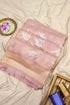 Banarasi Katan Tissue Handwoven Saree in Dusty Rose | Bulbul - Khinkhwab