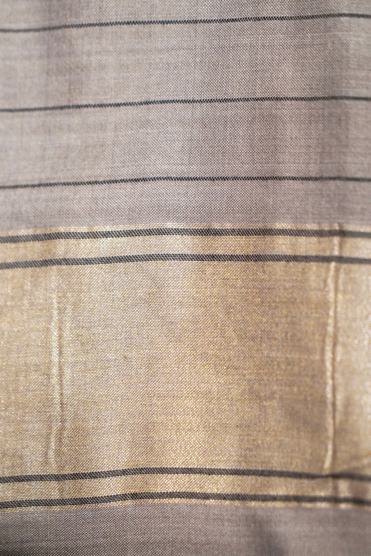 Banarasi Katan Silk Handwoven Saree in Mushroom Grey | Bulbul - Khinkhwab
