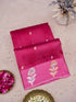 Banarasi Katan Silk Kadwa Marigold Handwoven Saree in Rani Pink - Khinkhwab