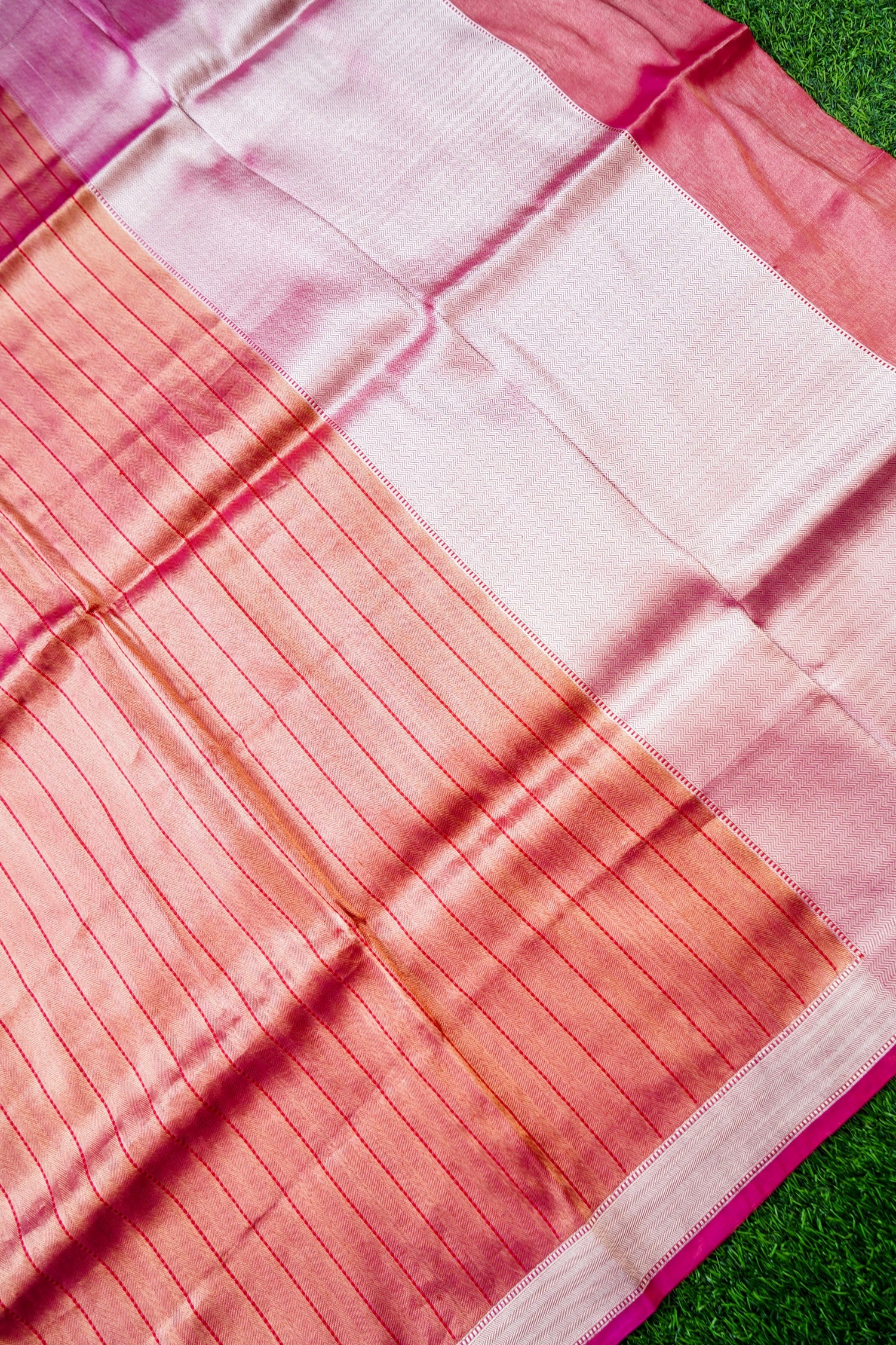 Handloom Banarasi Tissue Silk Tanchoi Saree