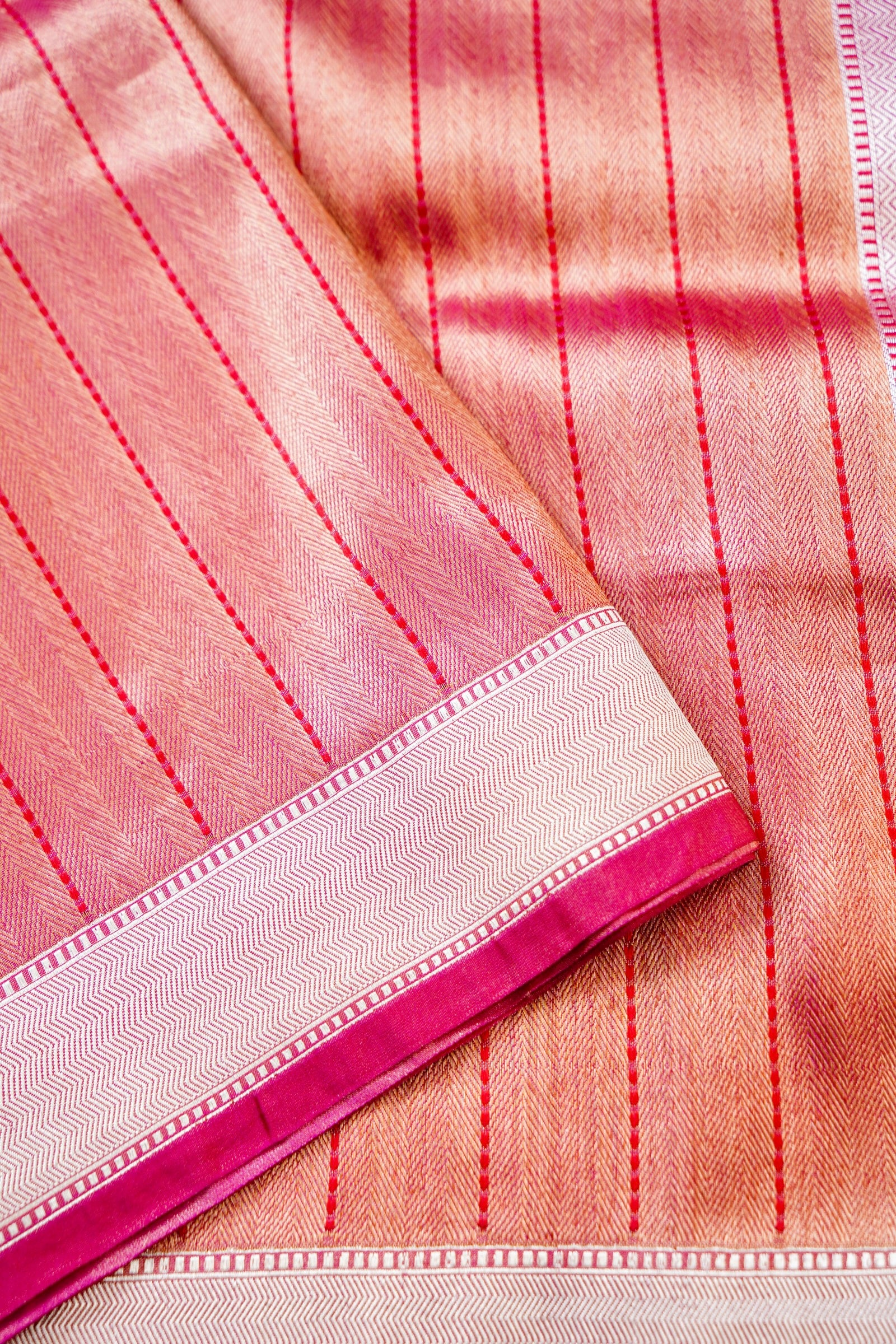 Handloom Banarasi Tissue Silk Tanchoi Saree