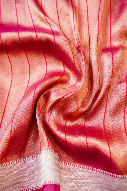 Handloom Banarasi Tissue Silk Tanchoi Saree