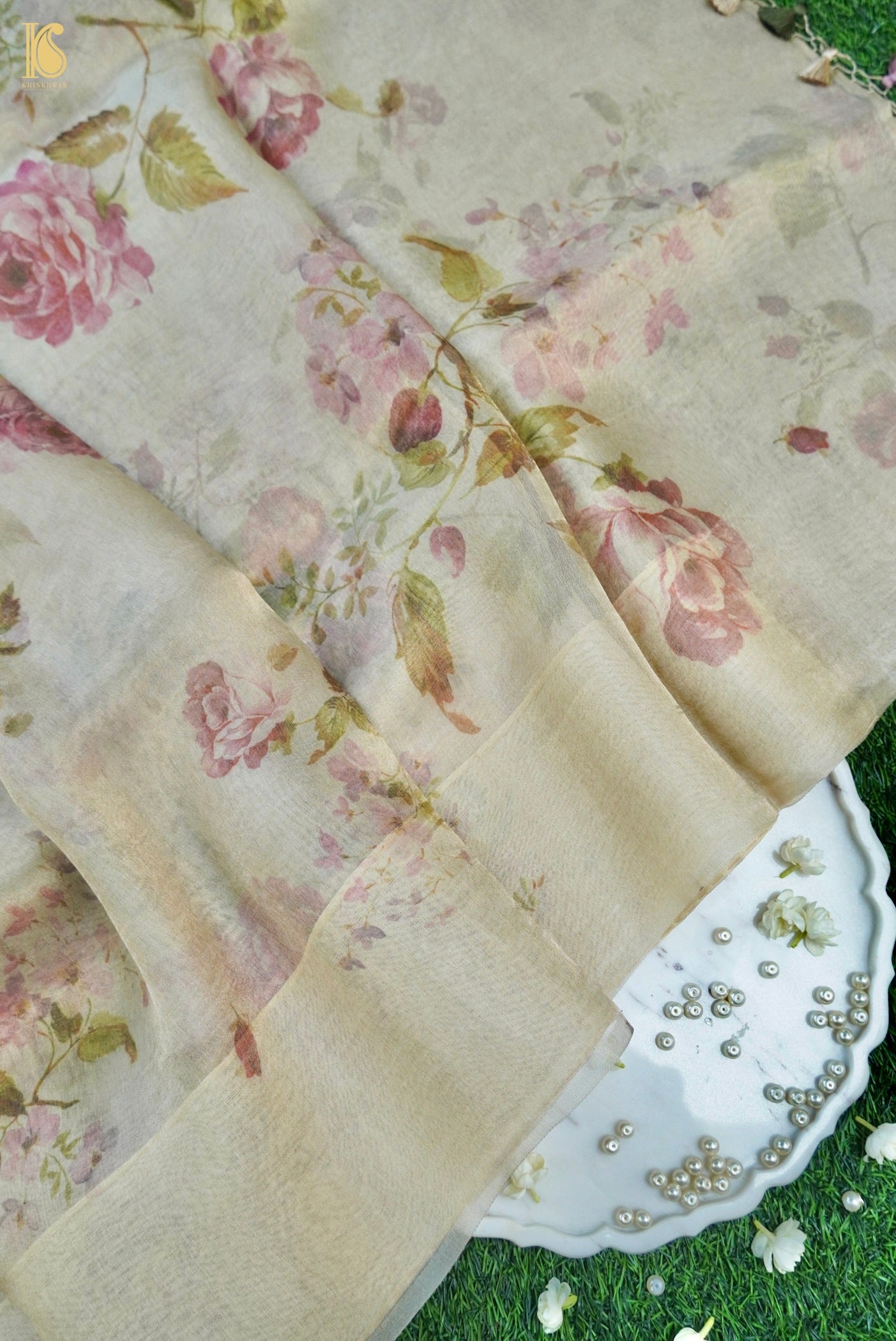 Tissue Silk Print Saree