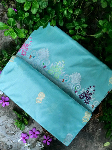 Handloom Banarasi Katan Silk Kadwa Saree