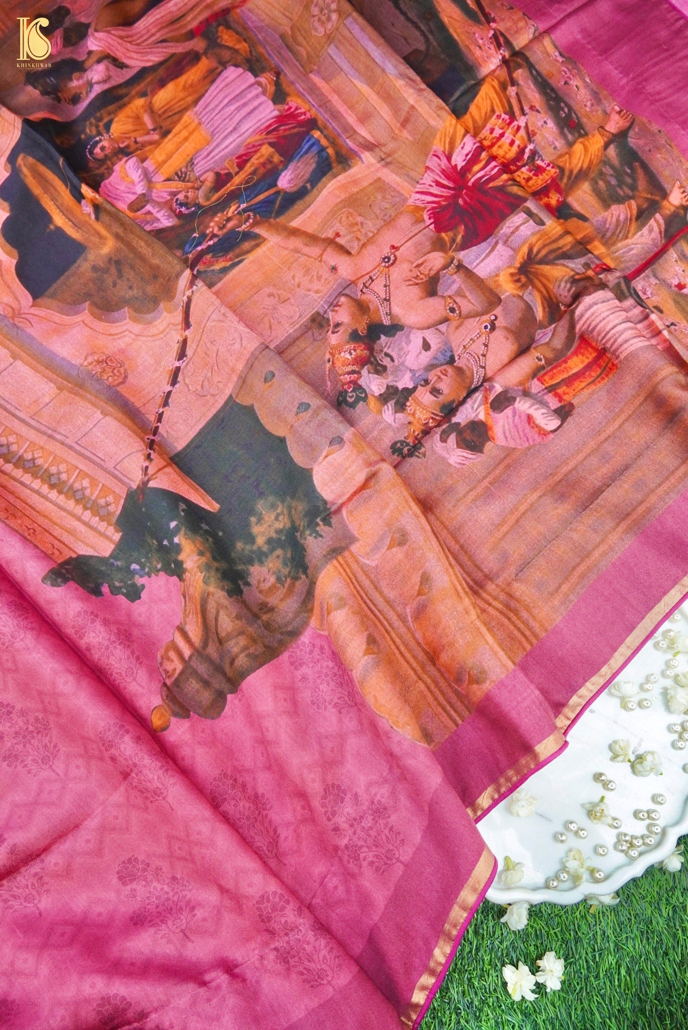 Pure Cotton Print Saree