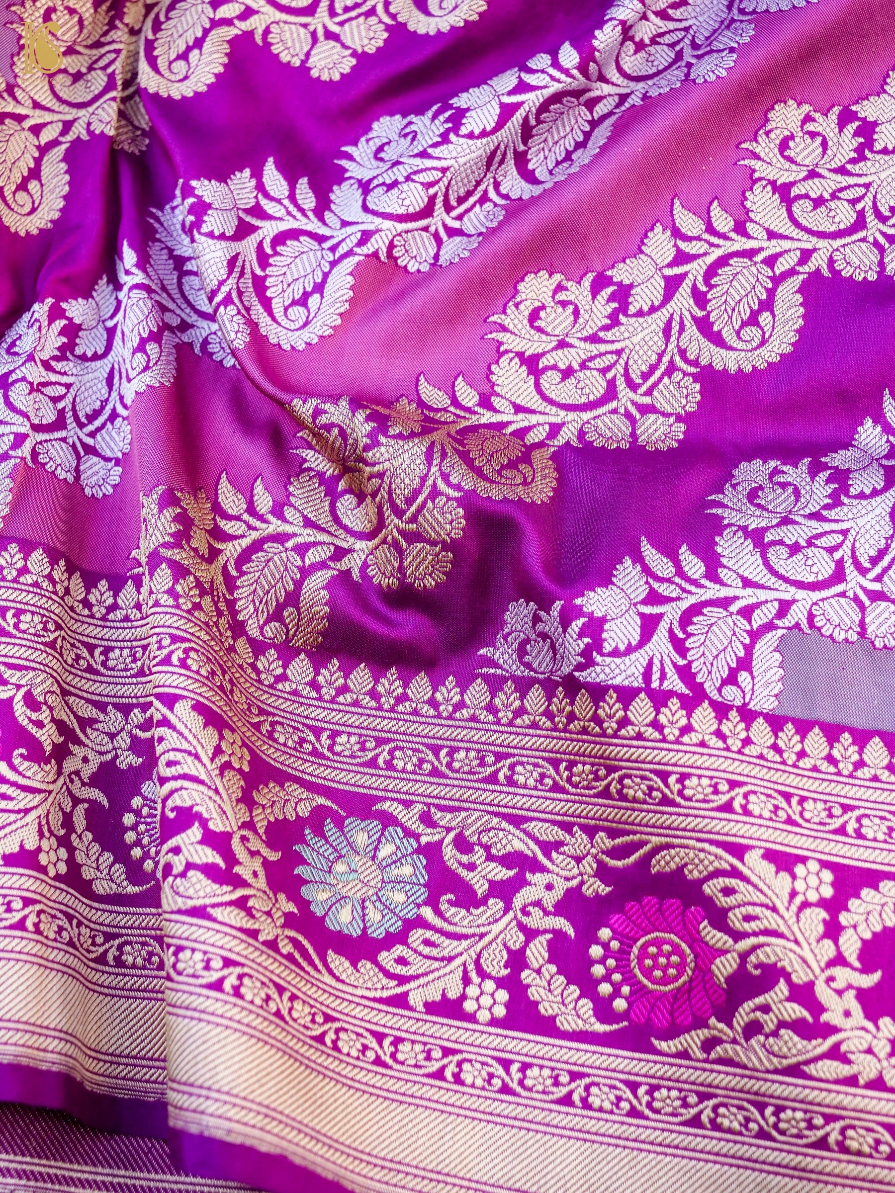 Handloom Banarasi Rangkat Silk Dupatta