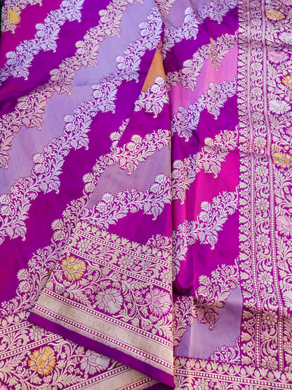 Handloom Banarasi Rangkat Katan Silk Dupatta