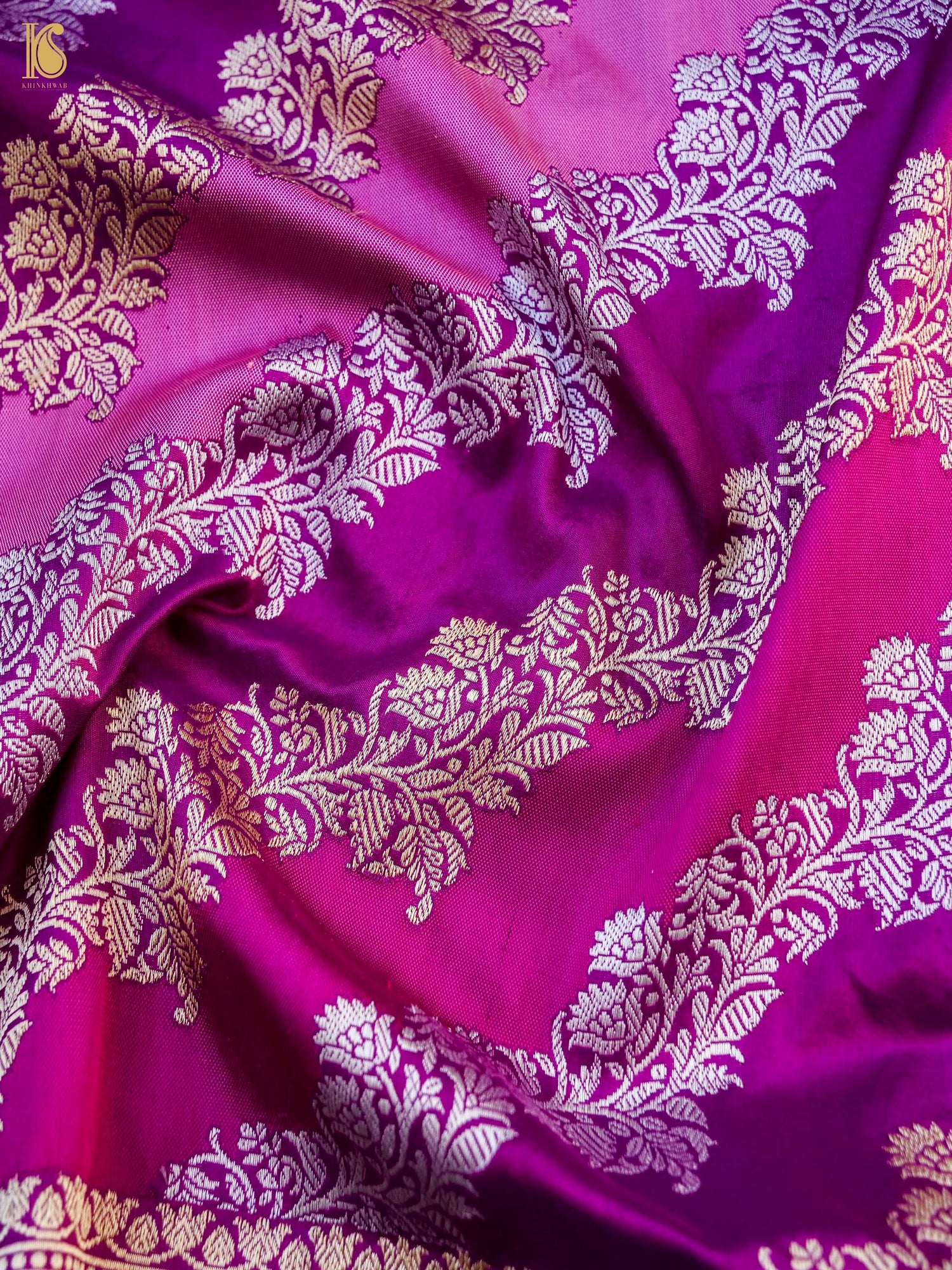 Handloom Banarasi Rangkat Katan Silk Dupatta