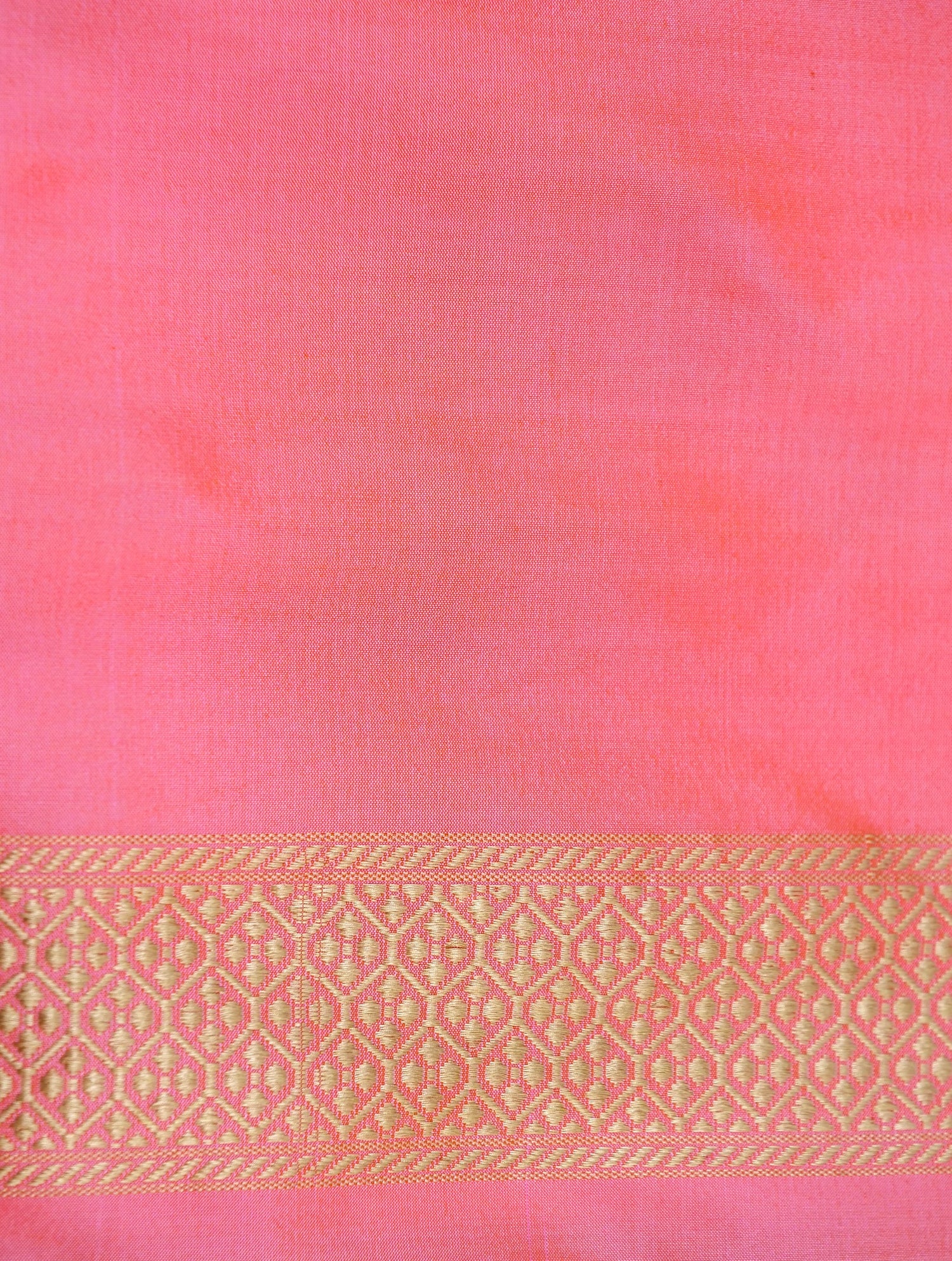 Banarasi Katan Silk Kadwa Handloom Saree | Baby Pink - Khinkhwab