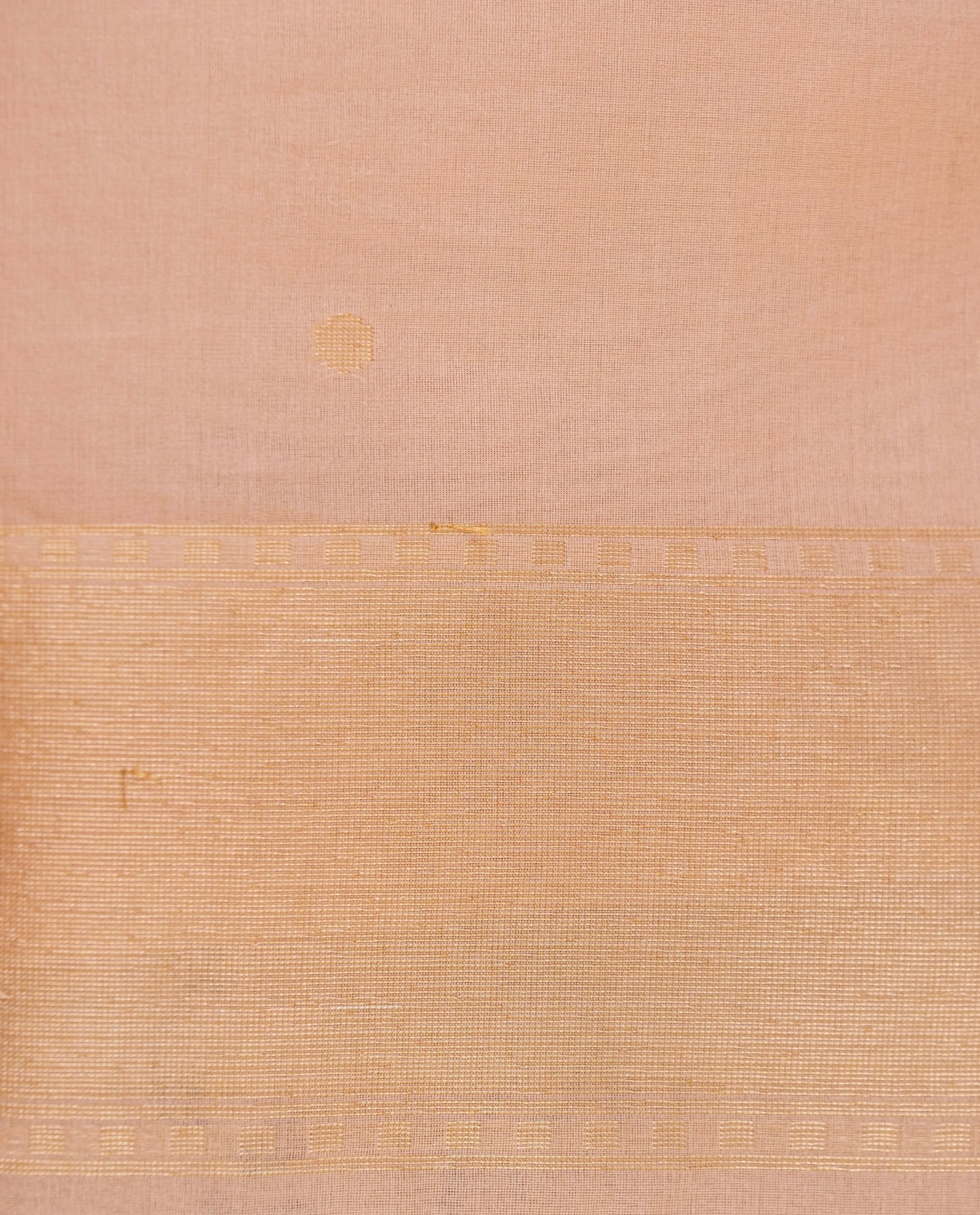 Banarasi Kora Silk Kadwa Handloom Saree with Cow | Peach - Khinkhwab