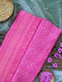 Banarasi Katan Silk Kadwa Meenakari Border Handloom Saree | Hot Pink - Khinkhwab