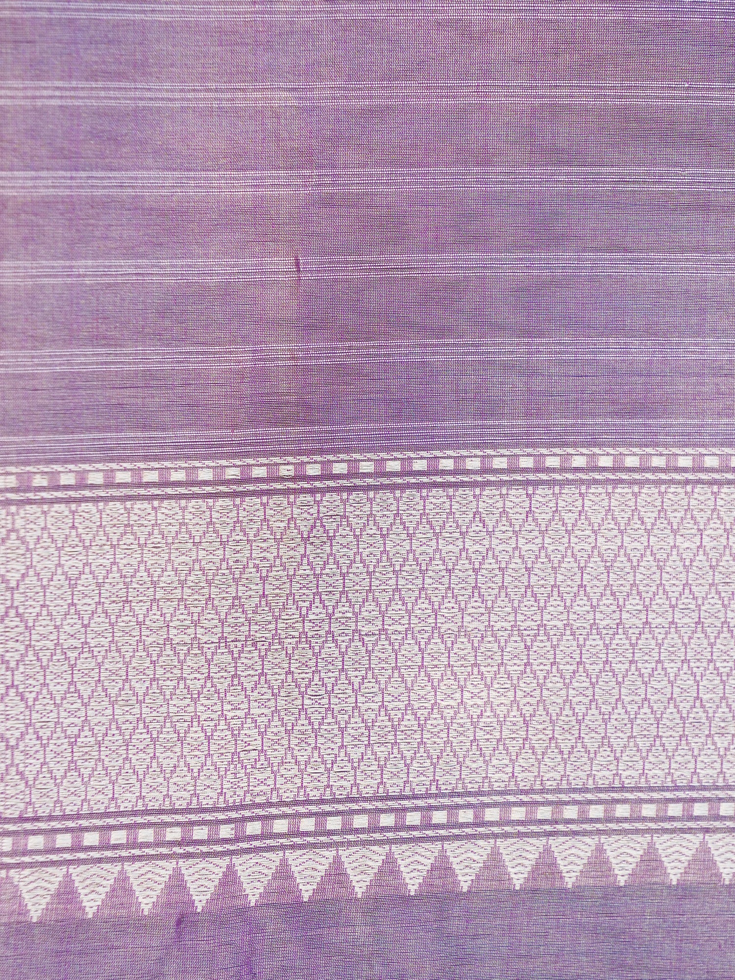 Banarasi Pure Silk Tissue Kadwa Saree with Hand-Painted Border | Mint - Khinkhwab