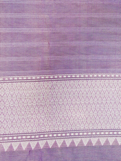 Banarasi Pure Silk Tissue Kadwa Saree with Hand-Painted Border | Mint - Khinkhwab